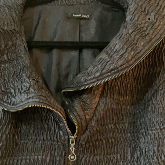 Black lightweight to the knee dressy jacket - Picture 3 of 3